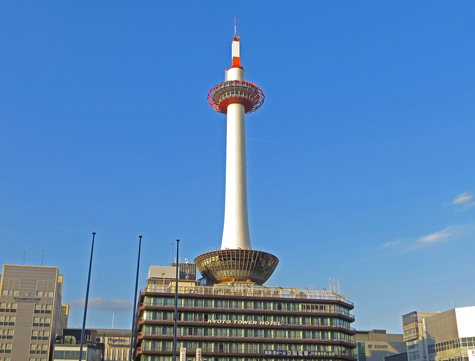 Kyoto Tower in Kyoto Japan
