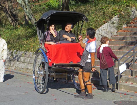 Richsha Ride in Kyoto Japan